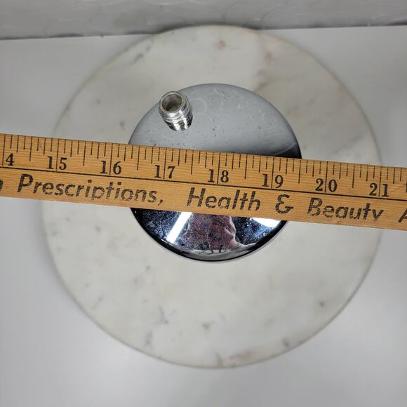 Vintage MCM Glass Cocktail Recipe Shaker 9" Silver Clear Liquor Drink Mixer - Picture 3 of 14